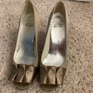 Stuart Weitzman Peep Toe Heels